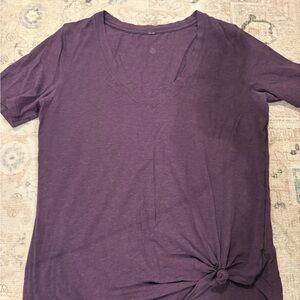 Lululemon Purple V-Neck Women's Top